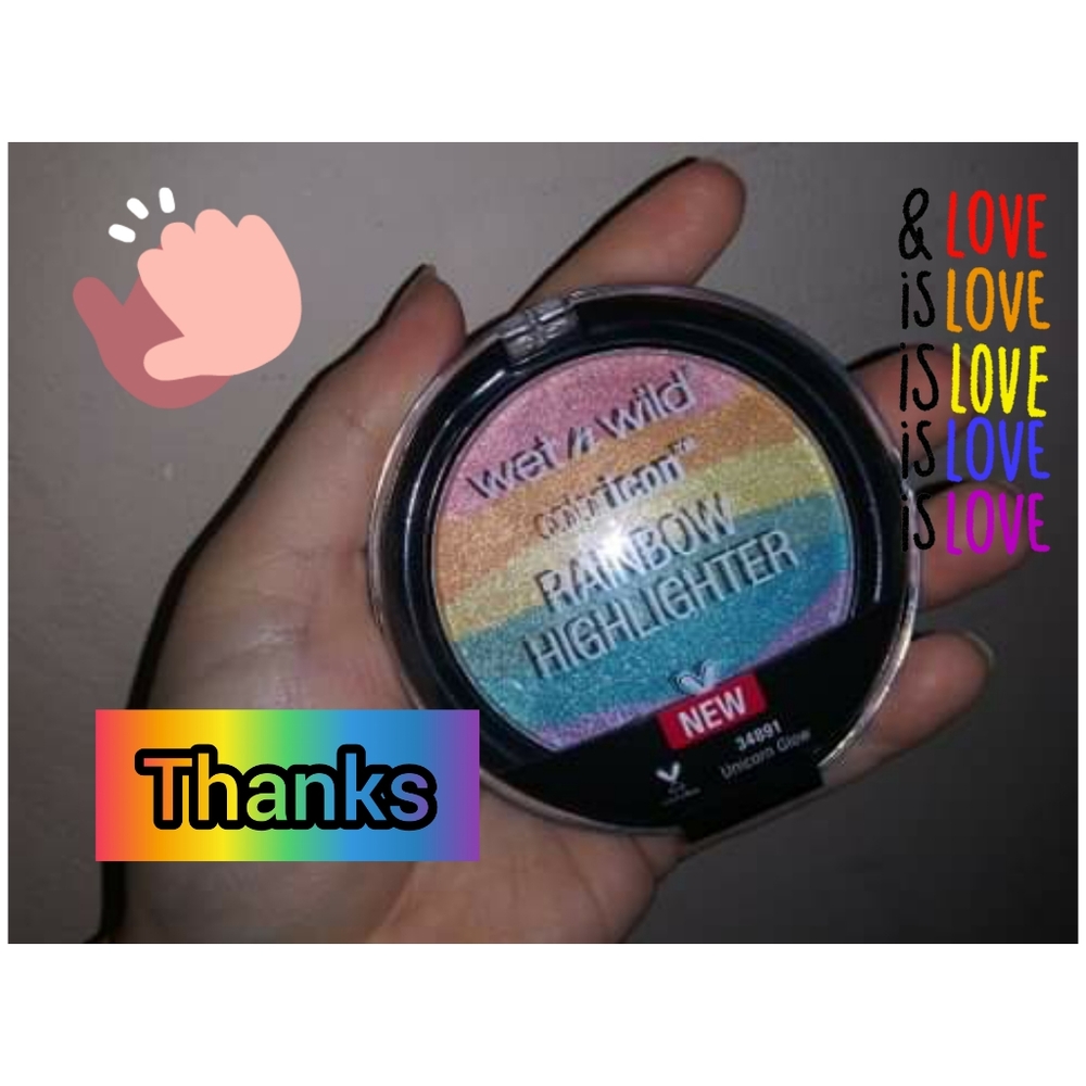 THANK U!!😄💕Unicorn Glow🌈 Rainbow Highlighter!
